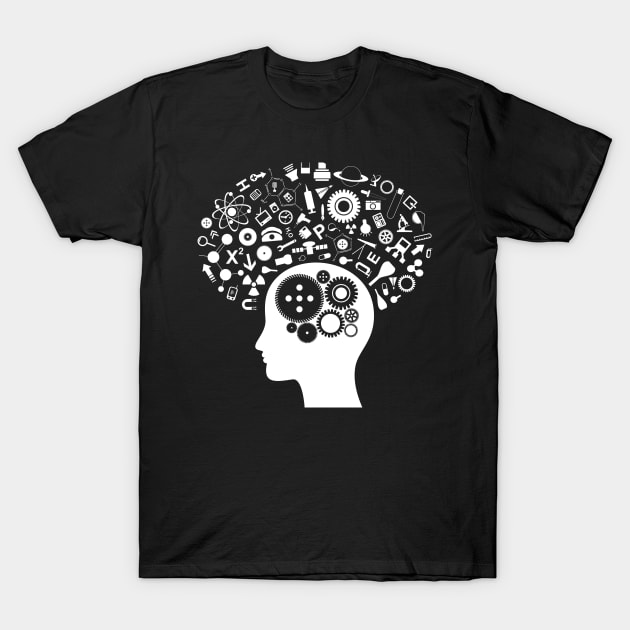 Science complex invert design T-Shirt by Ken Adams Store